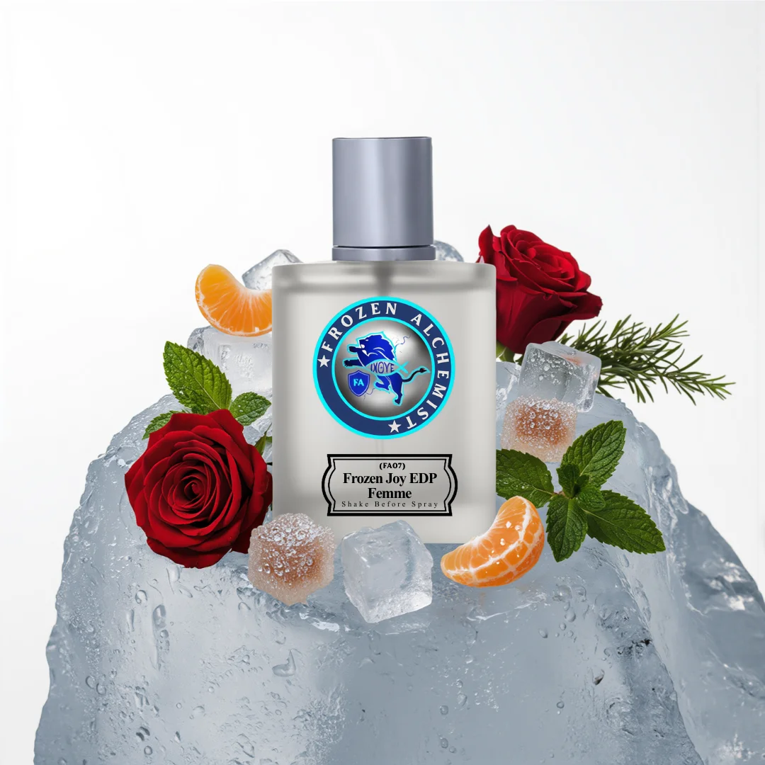 Frozen Joy (FA07) EDP 100ml for Women by Frozen Alchemist | Floral Musky Fragrance | Bergamot, Jasmine, Rose & White Musk Notes | Long Lasting Eau De Parfum - Image 2